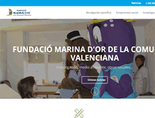 Tablet Screenshot of fundacionmarinador.com